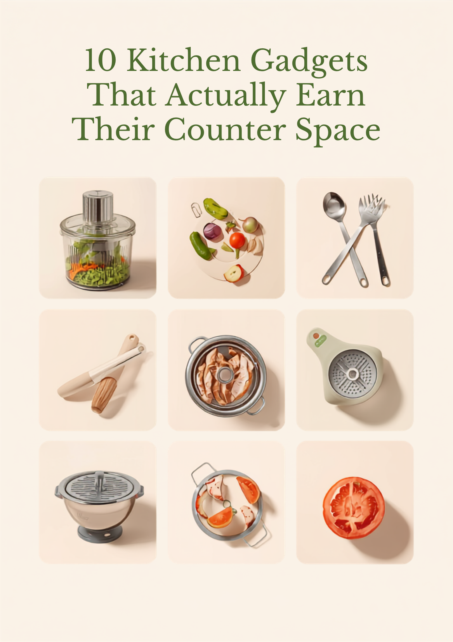 10 Kitchen Gadgets That Actually Earn Their Counter Space