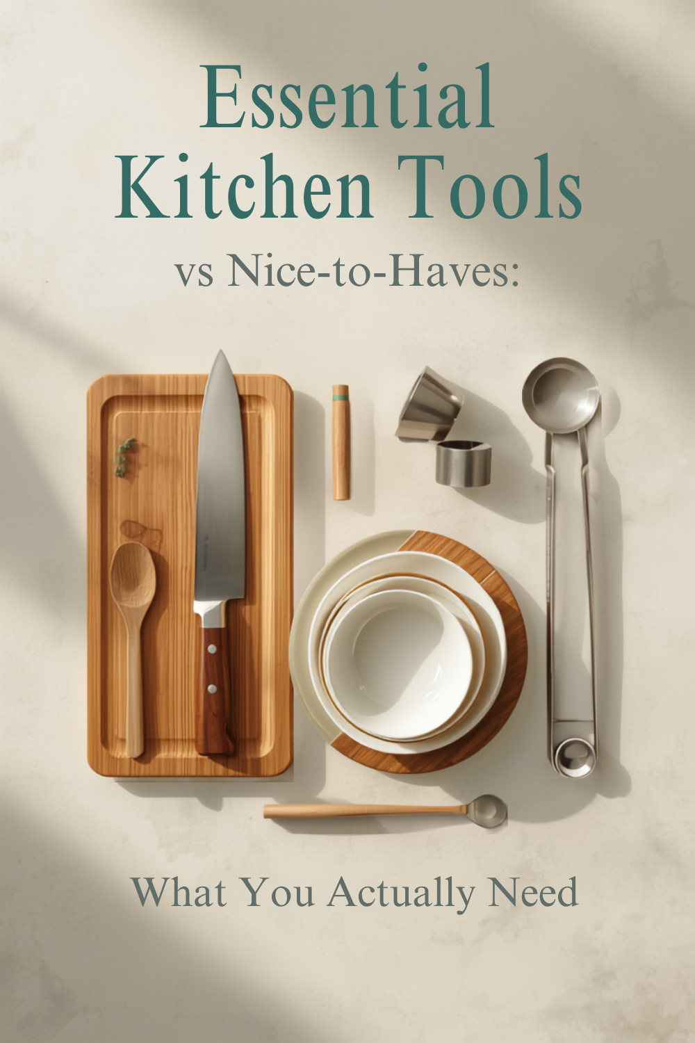 Essential Kitchen Tools vs Nice-to-Haves: What You Actually Need