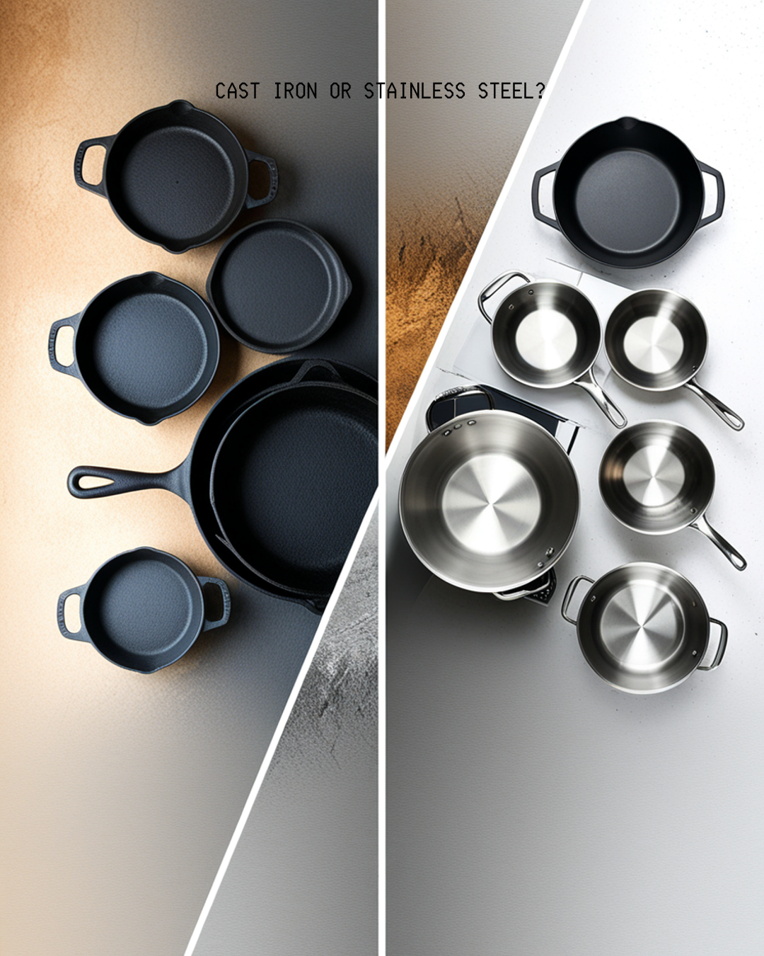 Cast Iron vs. Stainless Steel: Which Cookware Is Right for You?
