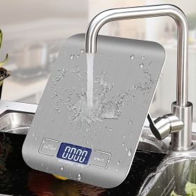 Kitchen Scales Stainless Steel Weighing For Food Diet Postal Balance Measuring LCD Precision Electronic (size: 10KG)
